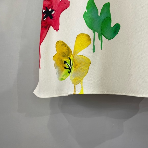 Off-White Floral-Print Sleeveless Dress - Picture 6 of 15